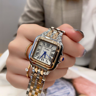 Dames Horloge - Elegante Vierkante Design - Veloura