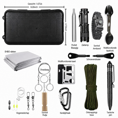 Survival Kit - Professionele Nooduitrusting voor Outdoor Avonturen