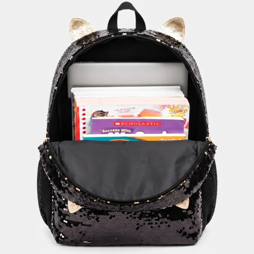 Schooltas Set - 3-Delig Met Kattenprint - Myew