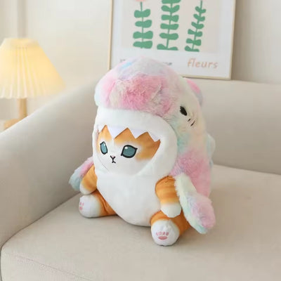 Kawaii Knuffel - Shark Cat Knuffel met Schattig Design - Mewshark