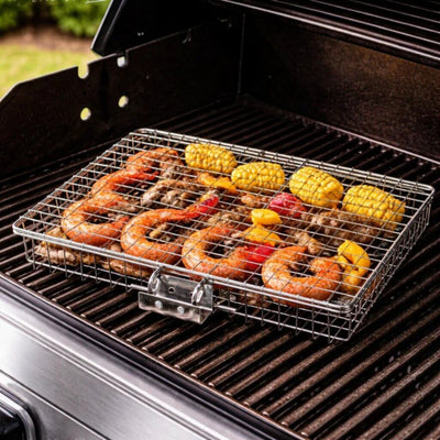 Grillmand - RVS BBQ Mand voor Vis en Groenten