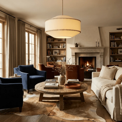 MYHOME® - Hanglamp Met Stoffen Cilinder Design