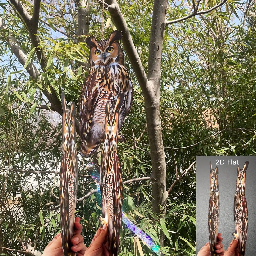 Decoratieve Uil - Realistische Vogelverjager