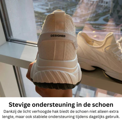 Sneakers met verhoogde hak