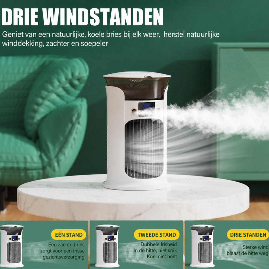 Mobiele Airconditioner - 4-in-1 Draagbare Luchtkoeler