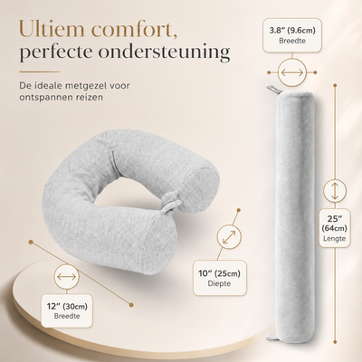 Travel pillow - Reiskussen Met Ergonomische Nekondersteuning