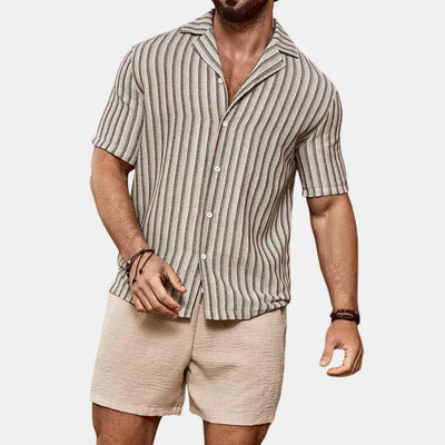 Gestreepte Zomer Set Voor Mannen - Seaside