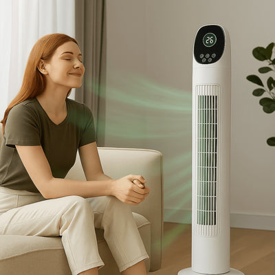 Draagbare airconditioner - Stille krachtige torenventilator voor woonkamer en slaapkamer