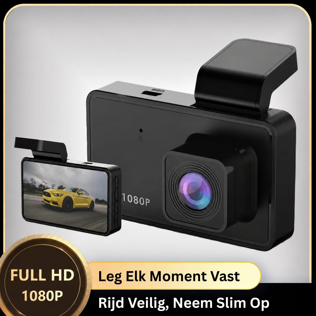 Dashcam - Full HD Opnames met G-Sensor Beveiliging - RoadGuard