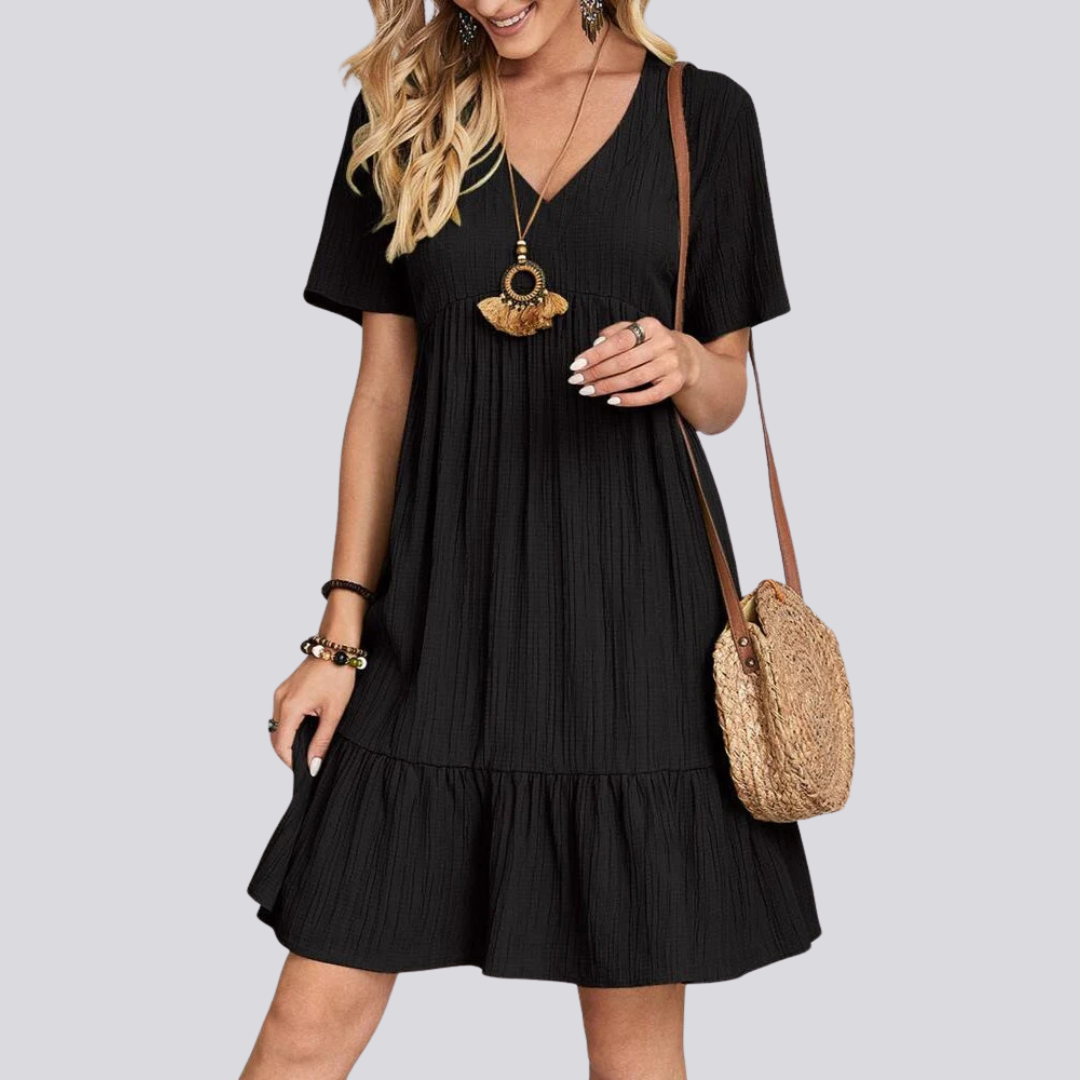 Jurk - Elegante V-Hals