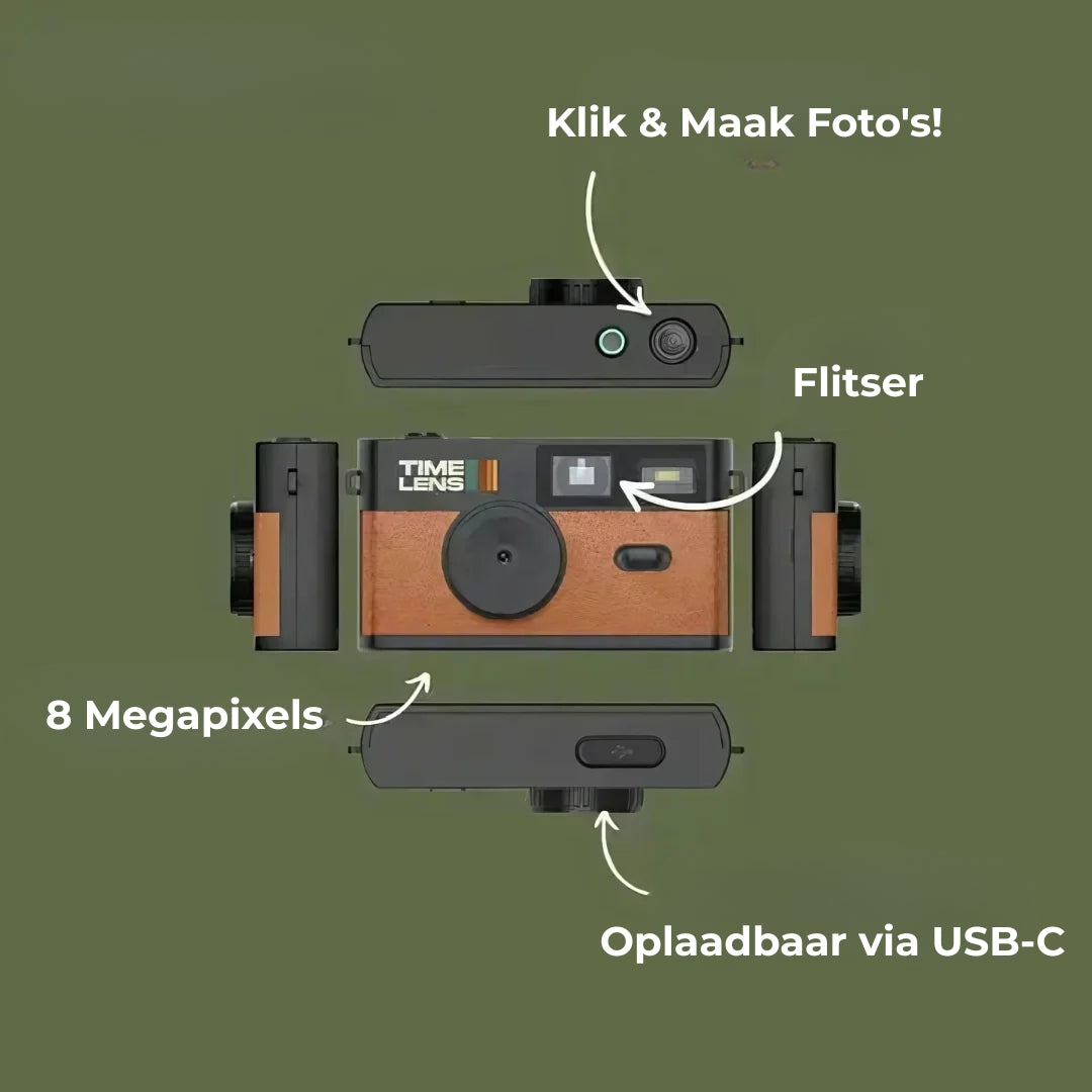 Retro kamera - vintage kamera med filtre