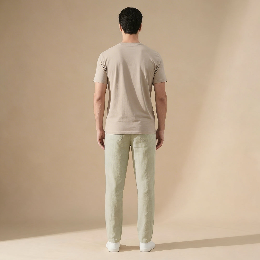 Linnen Broek - Ademende Zomerbroek met Elastische Taille - Montaro