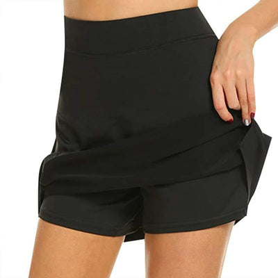 Lijn Korte Rok met Hoge Taille - Comfortabele Sportieve Pasvorm - FlexSkirt