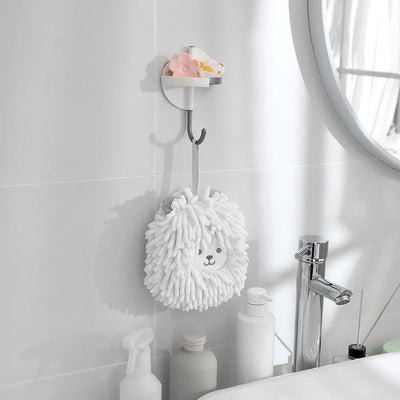 2-in-1 minimalistische boorloze haak voor keuken en badkamer