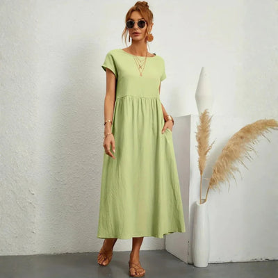 Elegante en comfortabele lange zomerjurk voor dames