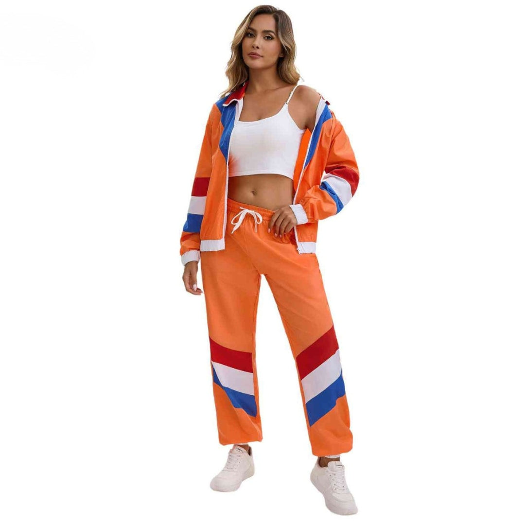 WK sportpak - Retro 80s Trainingspak met Unisex Comfort