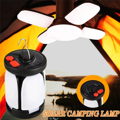 Opvouwbare Solar USB Camping Lantaarn