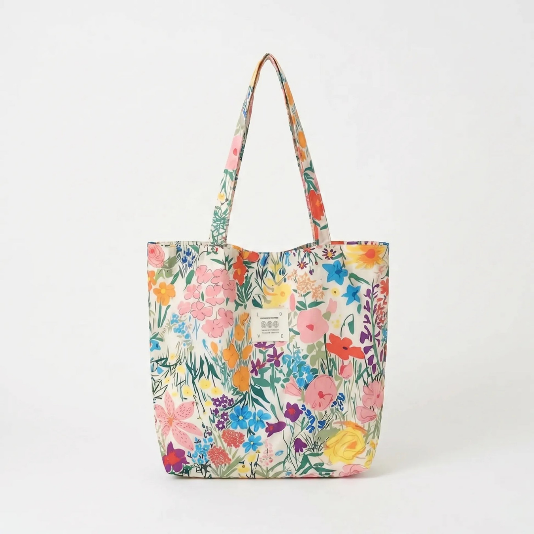 Schoudertas Met Bloemenprint - Rosana