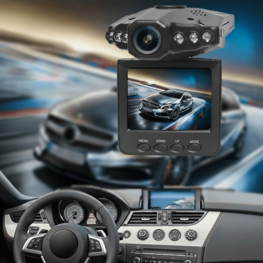 Dashcam - Autocamera met Nachtzicht en Parkeerbewaking - VisionDrive