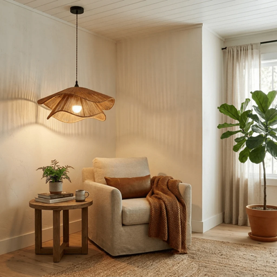 MYHOME® - Hanglamp Met Gevlochten Golf Design