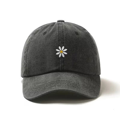 Baseball Cap - Verstelbare Pet met Madelief Borduursel - Florvex