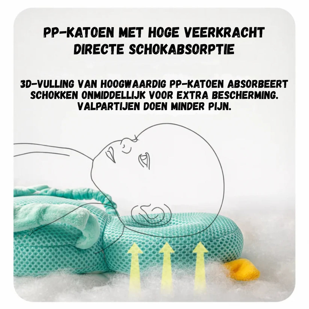 Kind Bescherming - Veilig Hoofdkussen voor Baby's Eerste Stapjes - BabyGuard