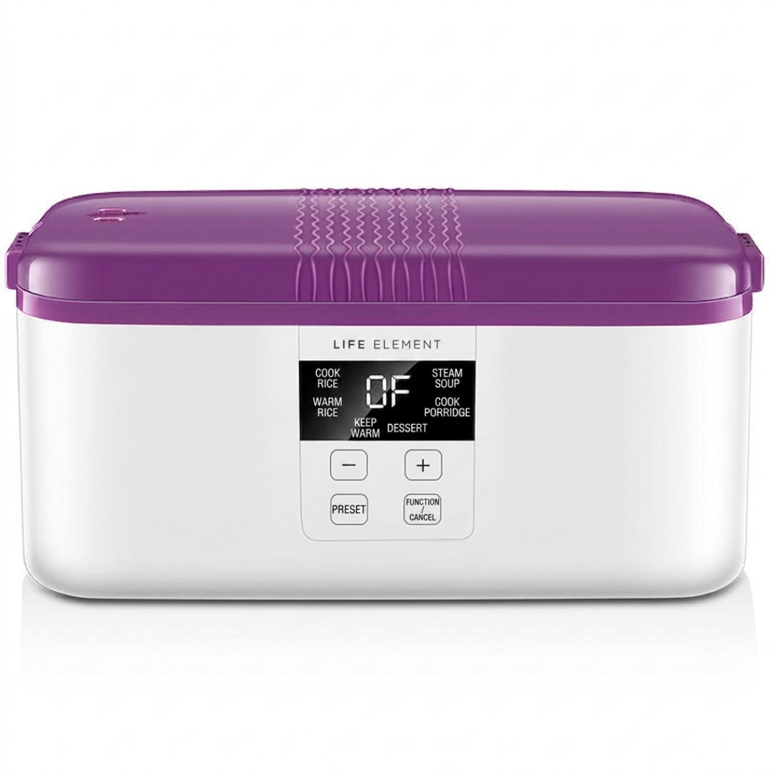 Elektrische lunchbox - keramische dubbele compartimenten