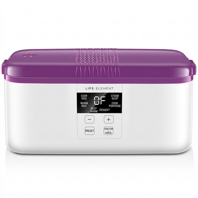 Elektrische lunchbox - keramische dubbele compartimenten