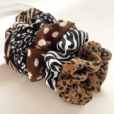 Scrunchies - Set van 5 Dierenprint Scrunchies - WildCharm