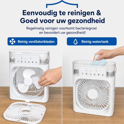 Draagbare Luchtkoeler - 3-in-1 Koelventilator voor Thuis