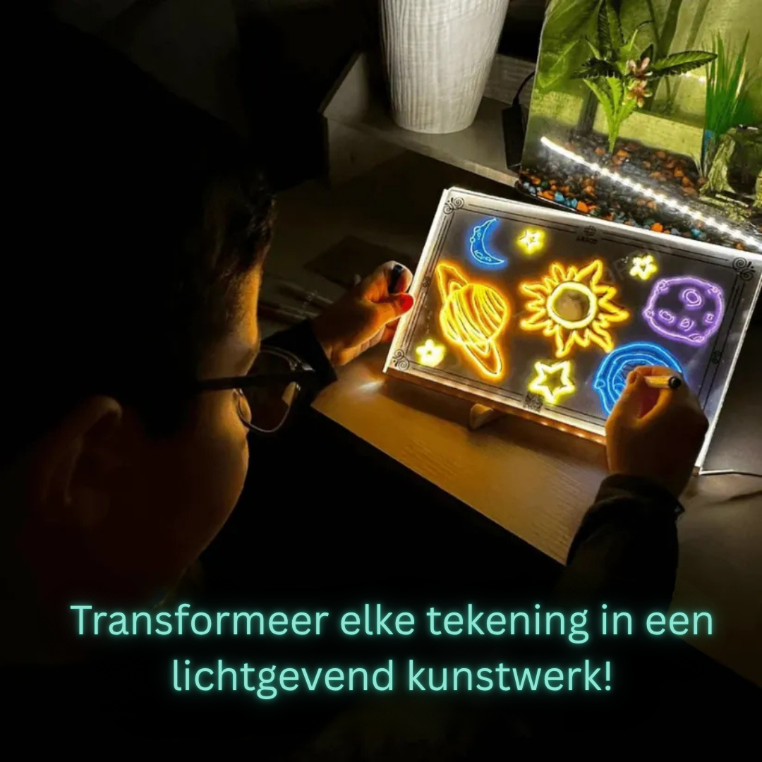 Lysende Tegnetablet til Børn