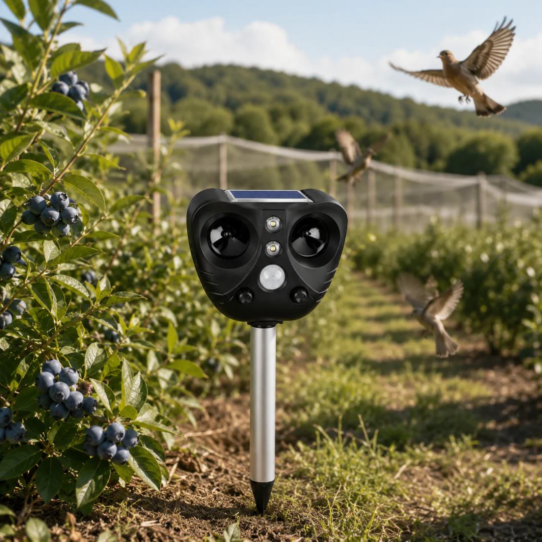 Ultrasone Vogelafschrikker op Zonne-energie