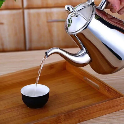 Waterkoker - RVS Inductie Waterkoker met Filter voor Pure Smaak - AquaSteel