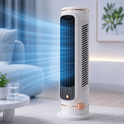 Bladloze Torenventilator - Stille 360° Luchtkoeler