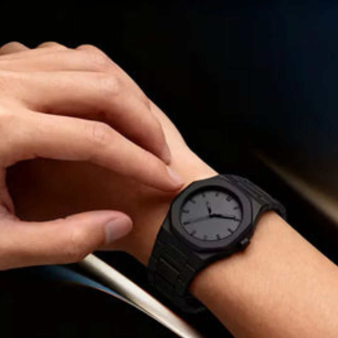 Minimalistisch Analoge Horloge met Ronde Wijzerplaat - Chronelle