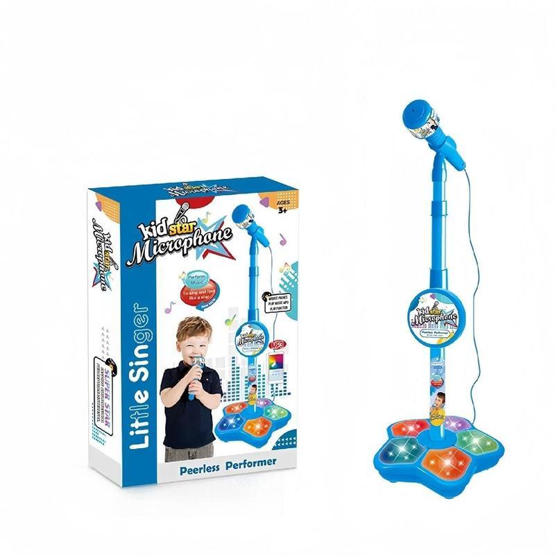 🎤 Micro Karaoké Enfant avec Support – Le Cadeau Parfait pour votre Petite Star ! 🎶