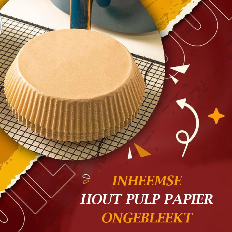Non-stick Airfryer Inlegvellen | 50 stuks