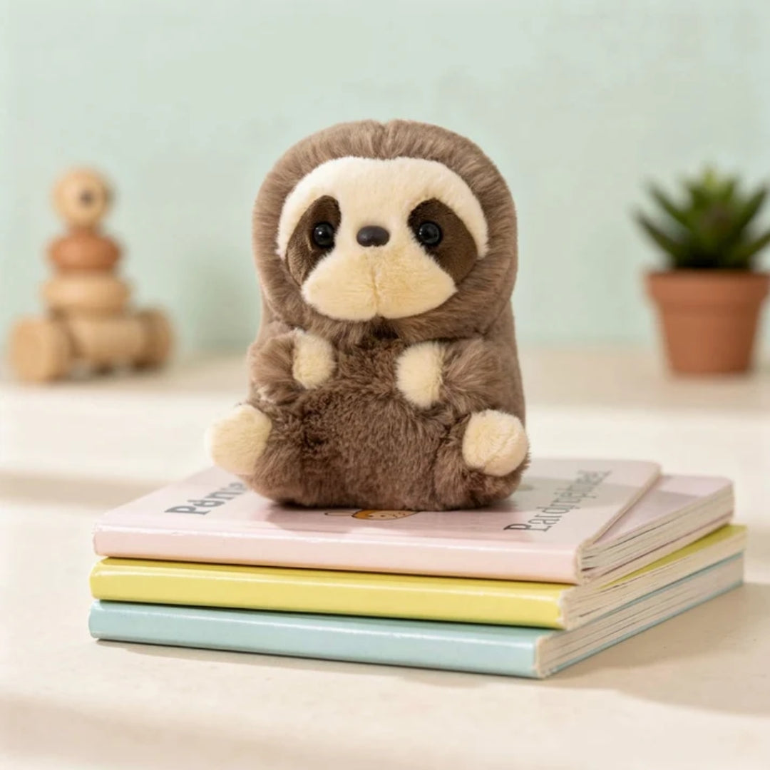Pluche Knuffeldier - Schattige Luiaard Knuffel