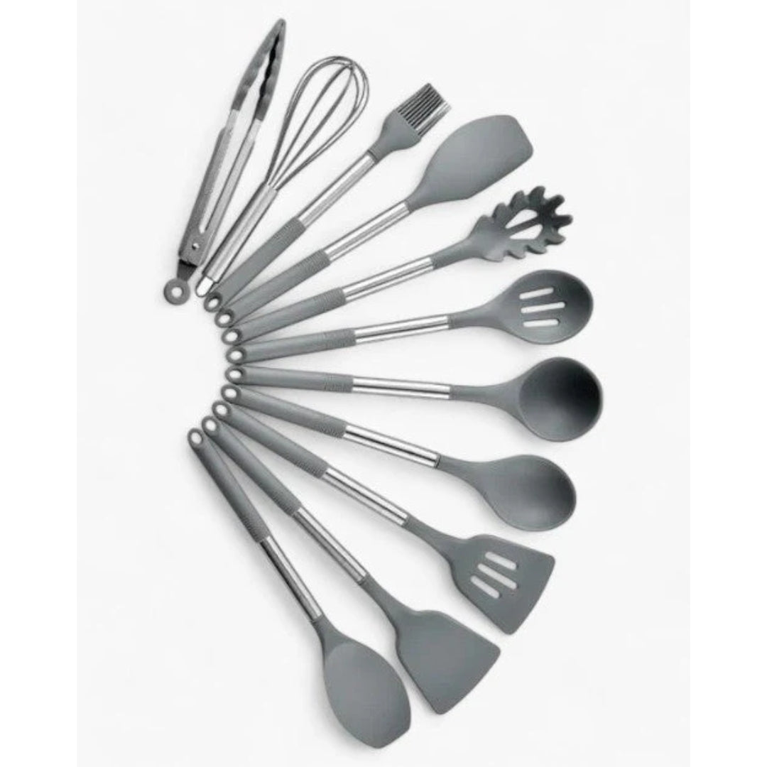 Keukengerei Set - Complete Siliconen Kookset met Houder - NordicChef