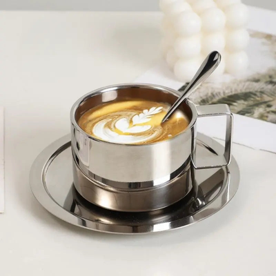 Koffie Set - Luxe Koffiekop met Schotel - NordicBrew