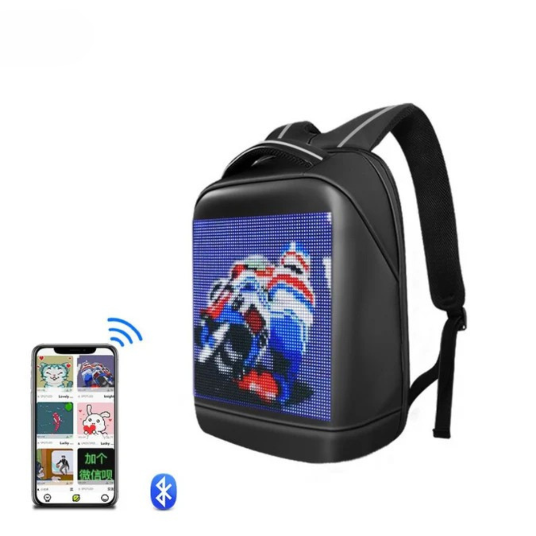 LED Rugzak - Slimme Rugzak met 3D LED Display - AdVibe