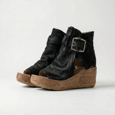 Sandalen Dames - Plateau Sleehak