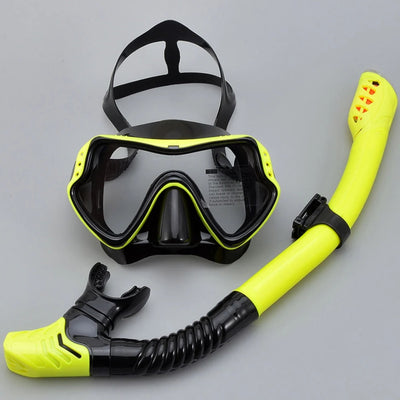 Snorkel Set - Luxe Duikmasker Met 180° Panoramisch Zicht