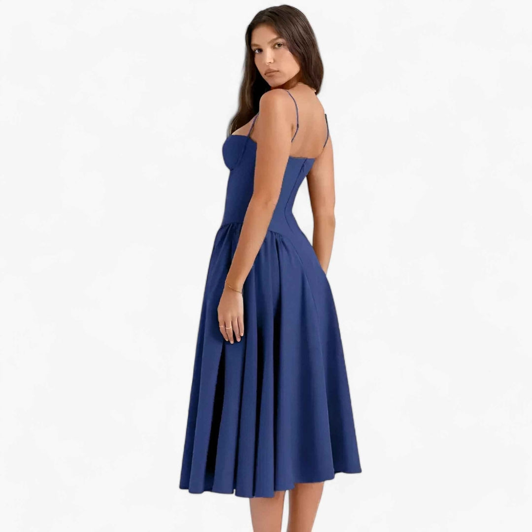 Midi Jurk - Elegante Corset Jurk voor Elke Gelegenheid
