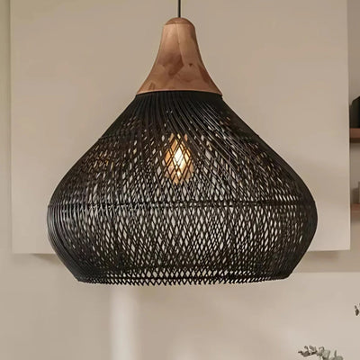 Ravena - Handgewebte Boho-Hängelampe