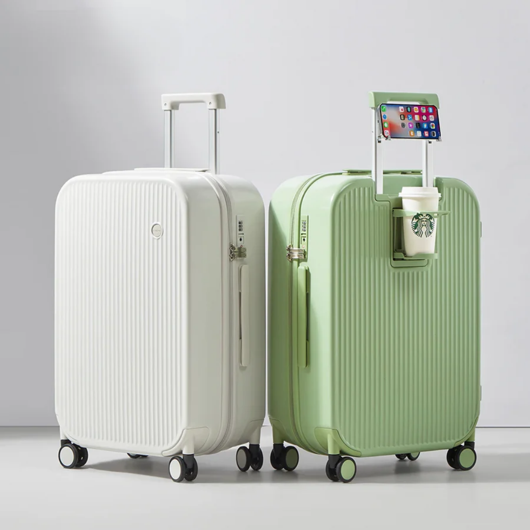 MyTravel® - Harde Reiskoffer met Bekerhouder