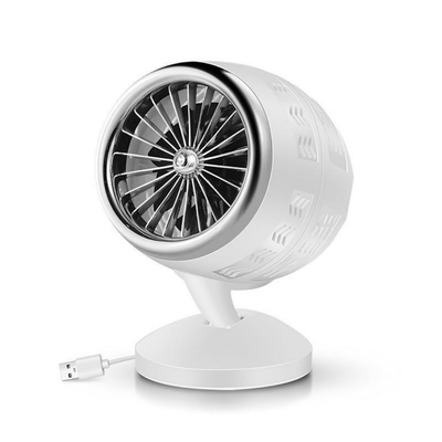 Draagbare Ventilator - Compacte USB Ventilator met Dubbele Bladen
