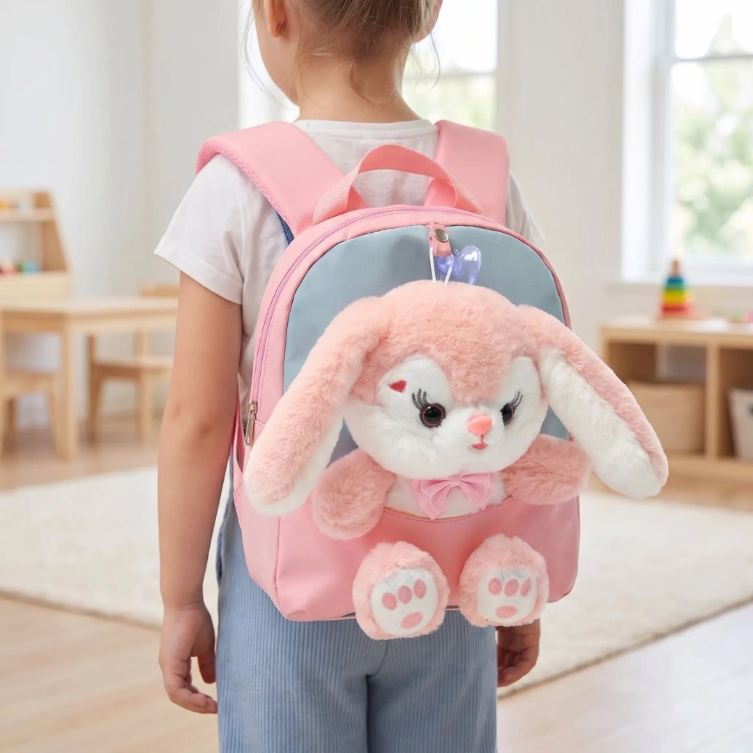 Cartoon Schooltas - 3D Dieren Design Voor Kinderen