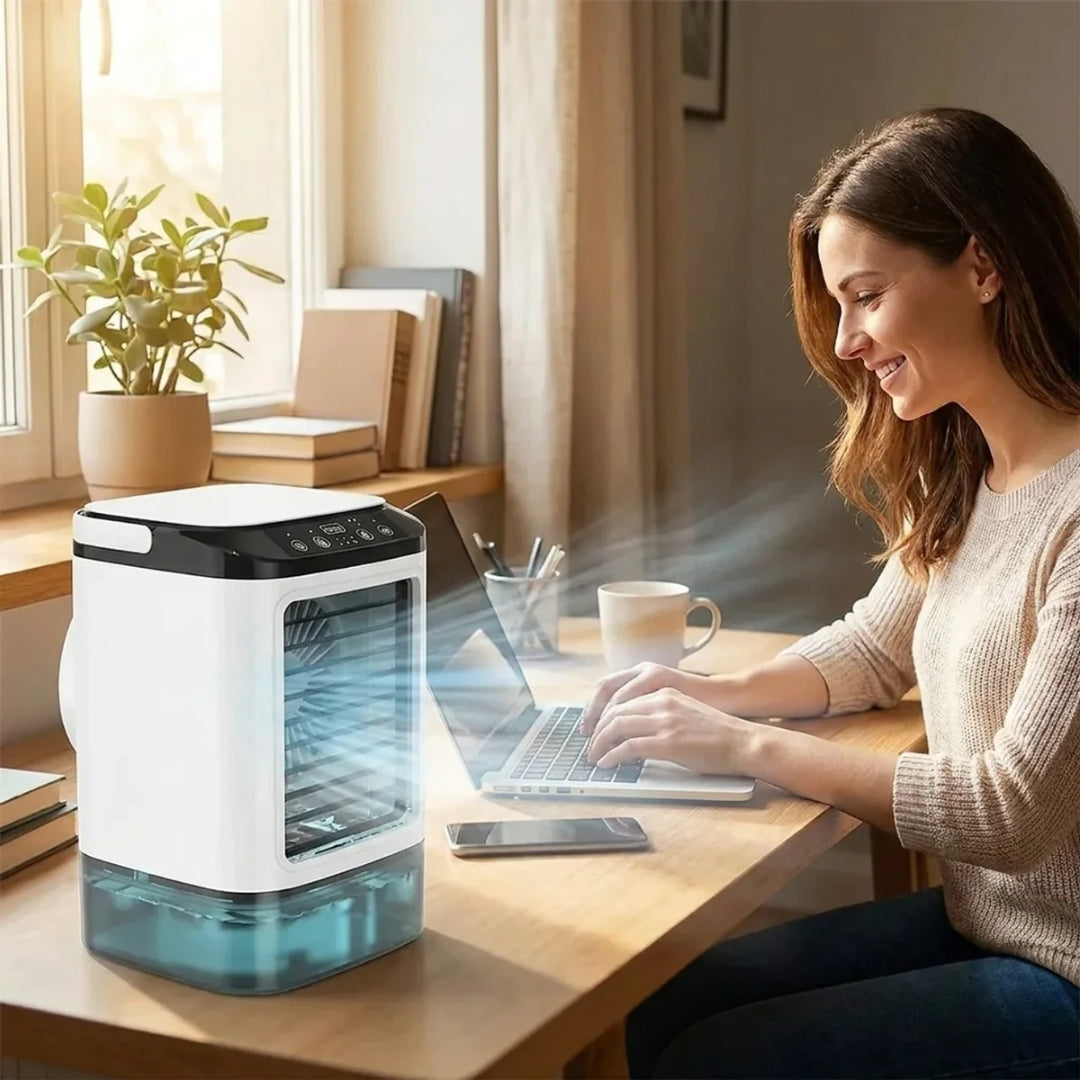 Draagbare Airconditioner - Luchtkoeler Met Dubbele Verneveling