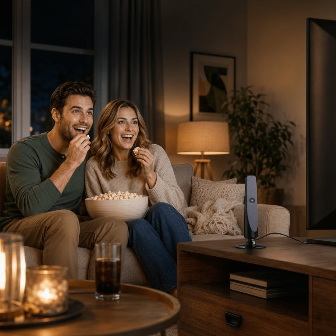 DVB-T2 HD Antenne - Met Versterker voor Haarscherpe Ontvangst